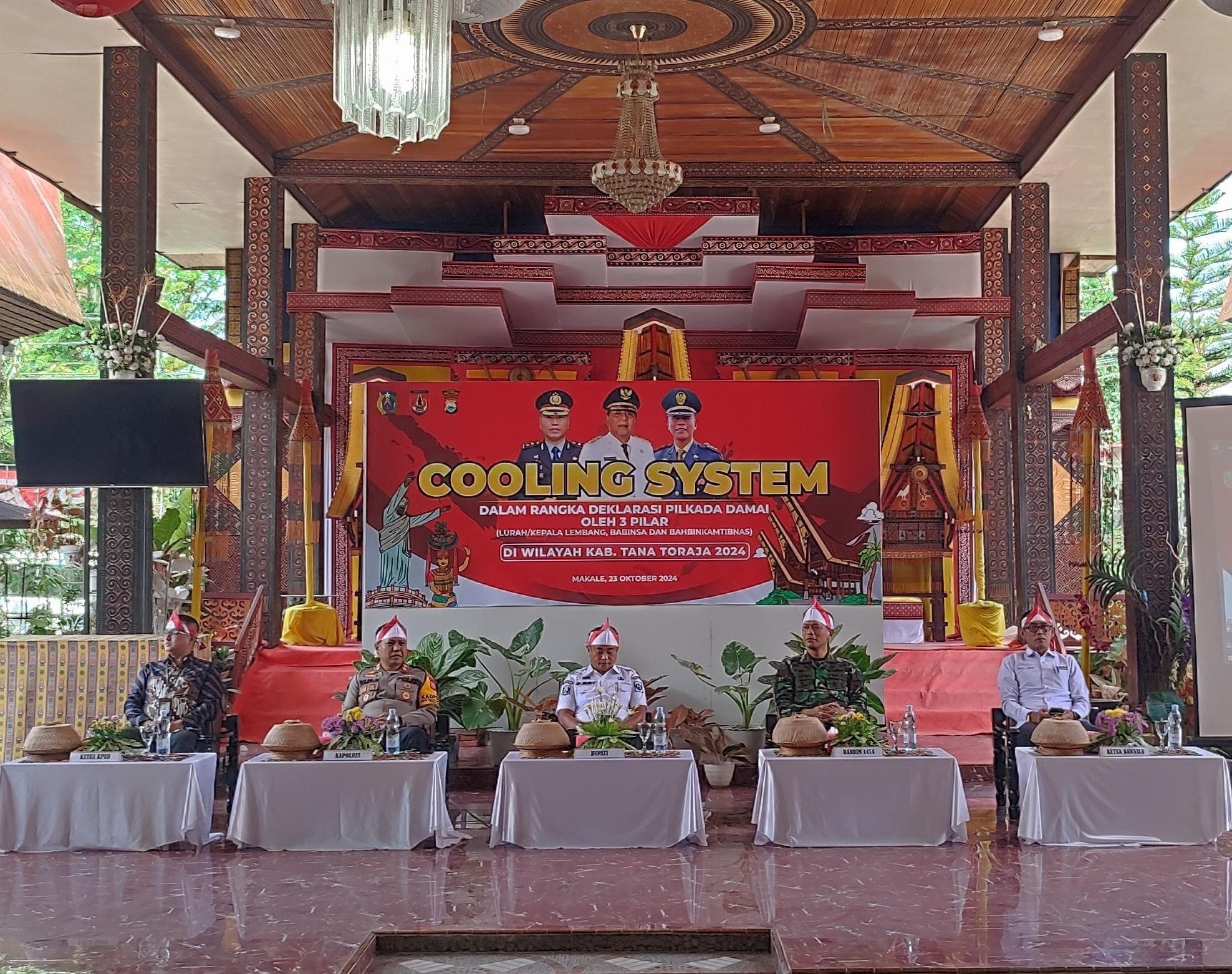 Deklarasi Pilkada Damai oleh Tiga Pilar Jelang Pilkada Serentak Tahun 2024