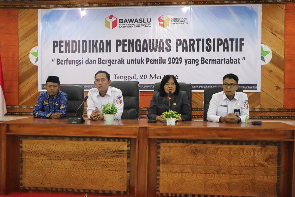 Bawaslu Tana Toraja Gelar Pendidikan Pengawas Partisipatif 2026 untuk Wujudkan Pemilu Bermartabat