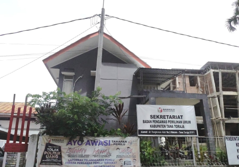 Kantor Bawaslu Kabupaten Tana Toraja